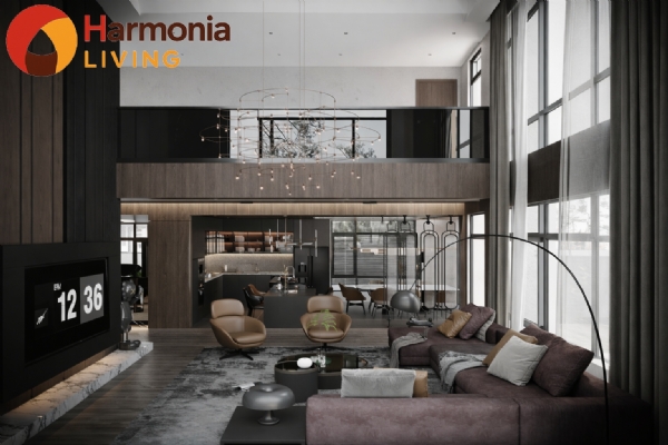 Cân bằng vật liệu trong nội thất: Sự kết hợp giữa Kim loại, Kính (Dương) và Gỗ, Vải (Âm)